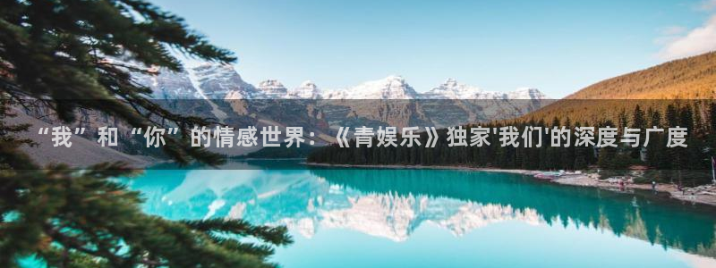 南宫蓝狮娱乐官网版：“我”和“你”的情感世界：《青娱乐》独家\'我们\'的深度与广度