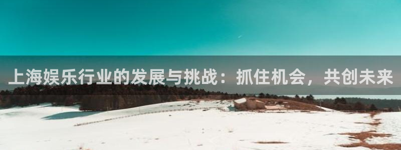 蓝狮娱乐注册网站链接：上海娱乐行业的发展与挑战：抓住机会，共创未来